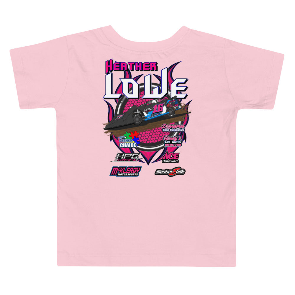 Heather Lowe Toddler - Red Bomb Graphics - Custom Dirt Racing Shirts