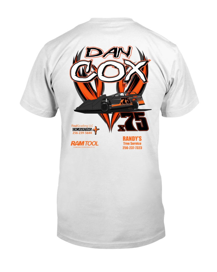 Dan Cox 2020 - Red Bomb Graphics - Custom Dirt Racing Shirts