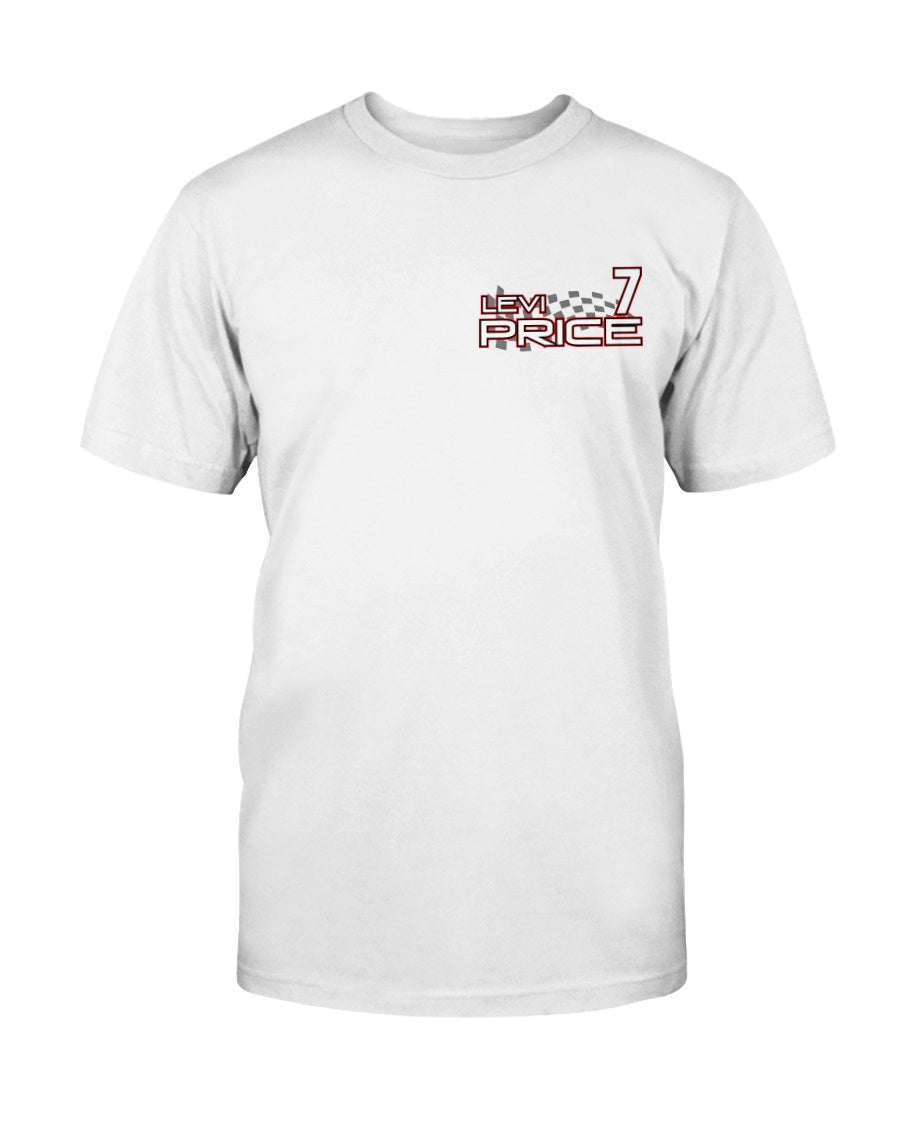 Levi Price 2020 - Red Bomb Graphics - Custom Dirt Racing Shirts