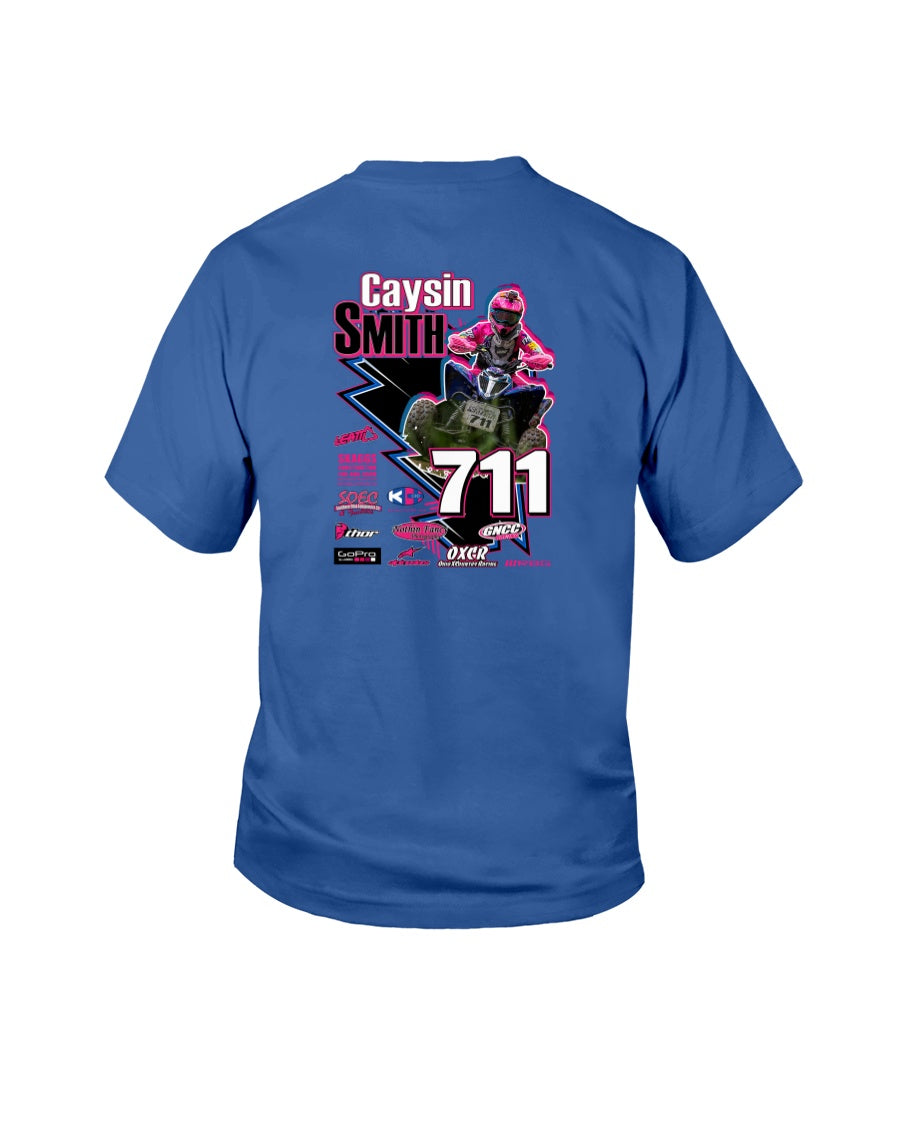 Caysin Smith 2020 Youth - Red Bomb Graphics - Custom Dirt Racing Shirts
