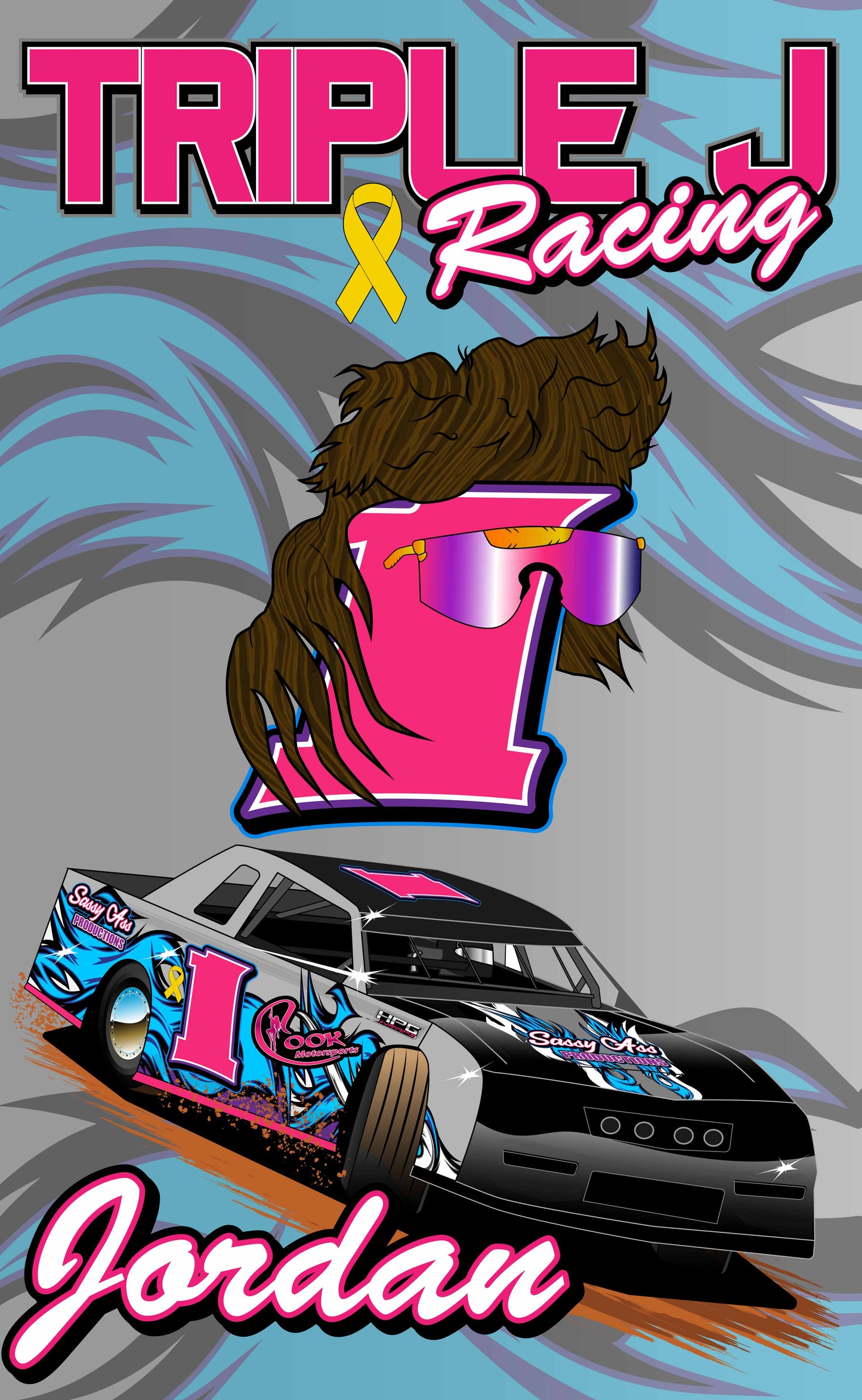 Presley Racing 2021 8x6.5 Trailer doors