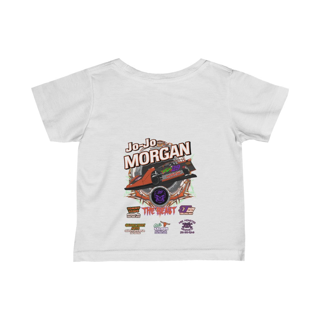 Jo-Jo Morgan 2020 Infant Fine Jersey Tee - Red Bomb Graphics - Custom Dirt Racing Shirts