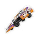 Josh Thomas Car Kiss-Cut Sticker - Red Bomb Graphics - Custom Dirt Racing Shirts