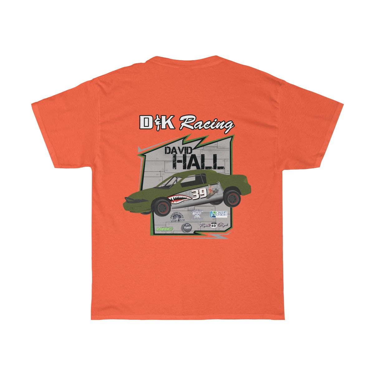 David Hall DK Racing - Red Bomb Graphics - Custom Dirt Racing Shirts