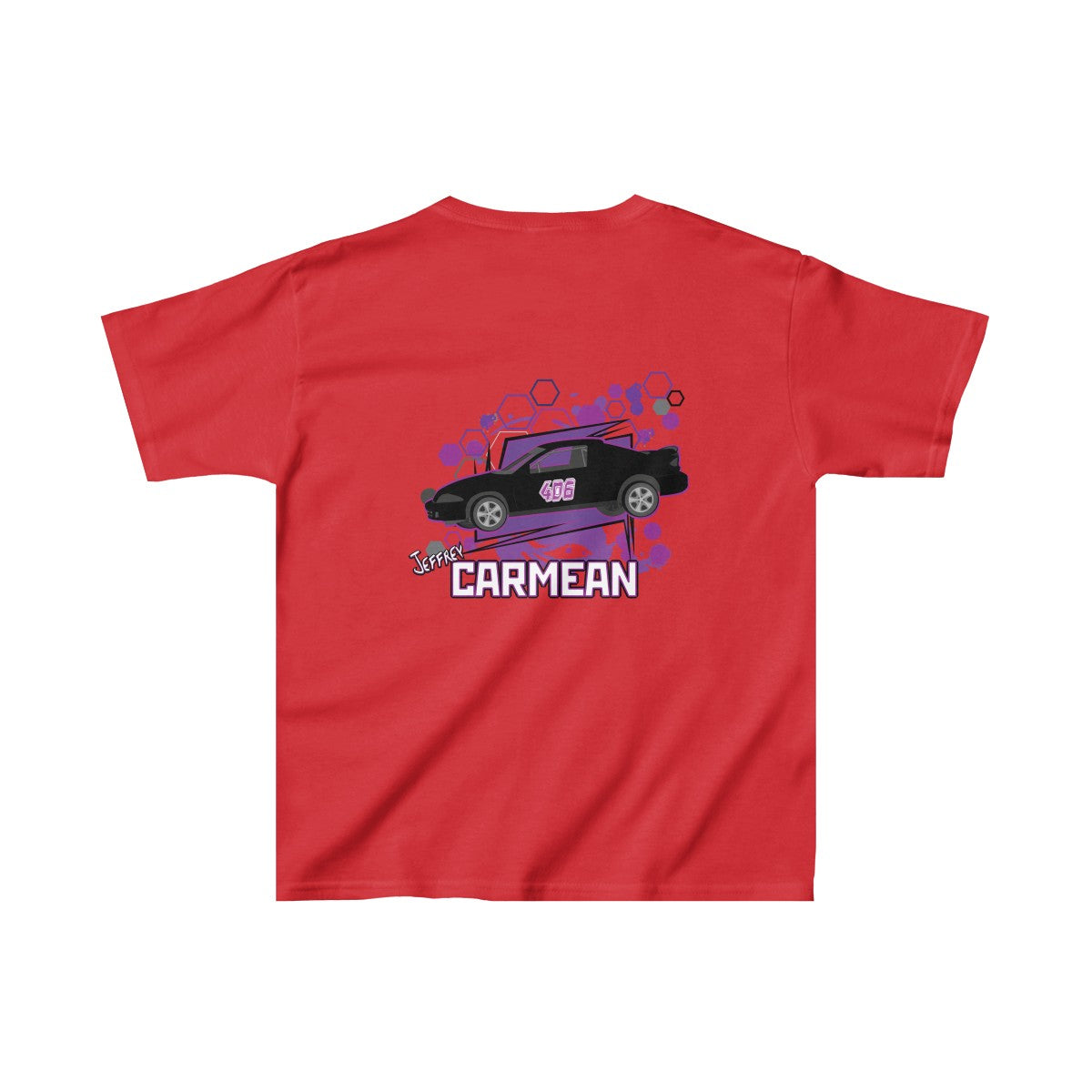 Jeffrey Carmean - Kids shirt - Red Bomb Graphics - Custom Dirt Racing Shirts