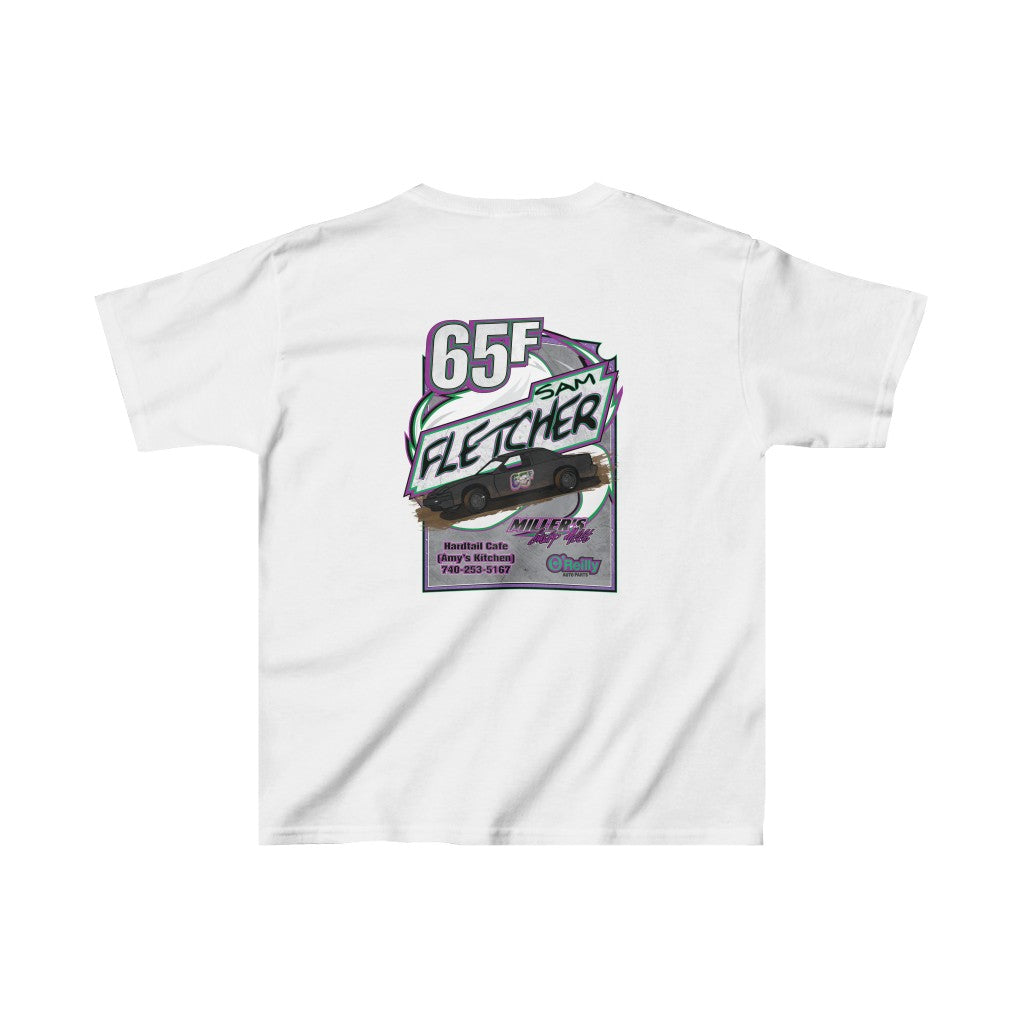 Sam Fletcher  Kids Heavy Cotton™ Tee - Red Bomb Graphics - Custom Dirt Racing Shirts