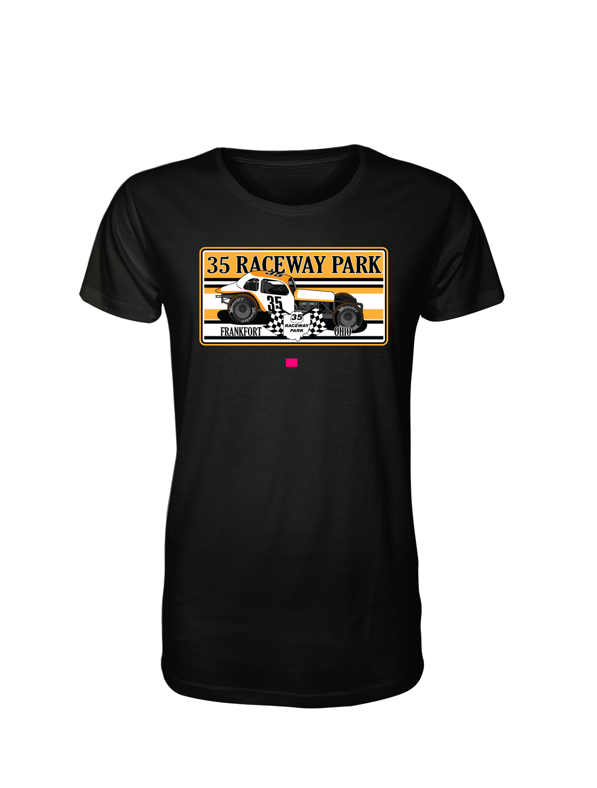 35 Raceway 35 Raceway -Vintage Racecar and logo – Red Bomb Graphics