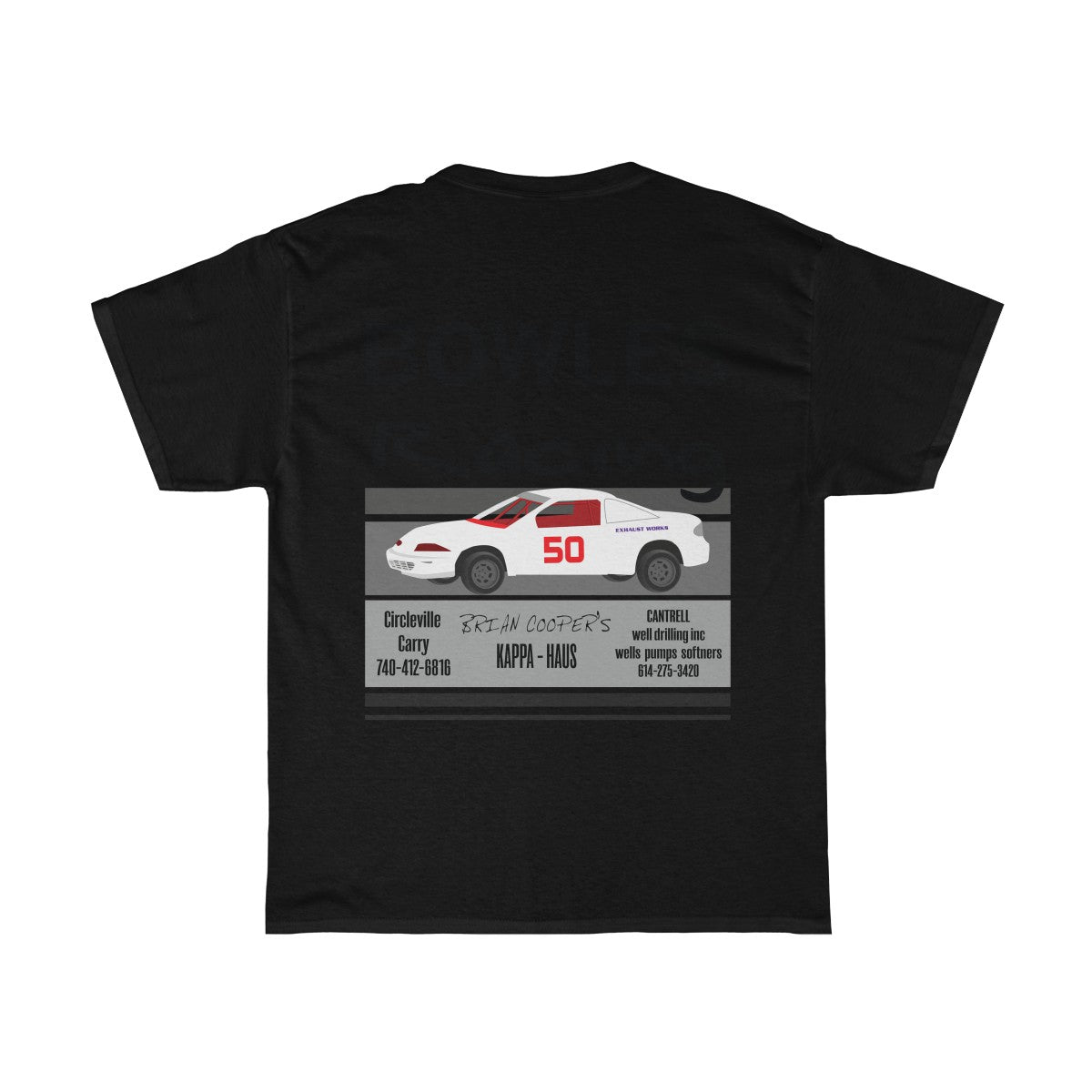 Bowels Racing - Red Bomb Graphics - Custom Dirt Racing Shirts