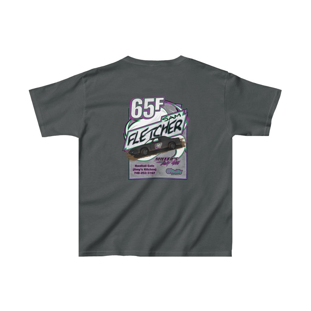 Sam Fletcher  Kids Heavy Cotton™ Tee - Red Bomb Graphics - Custom Dirt Racing Shirts