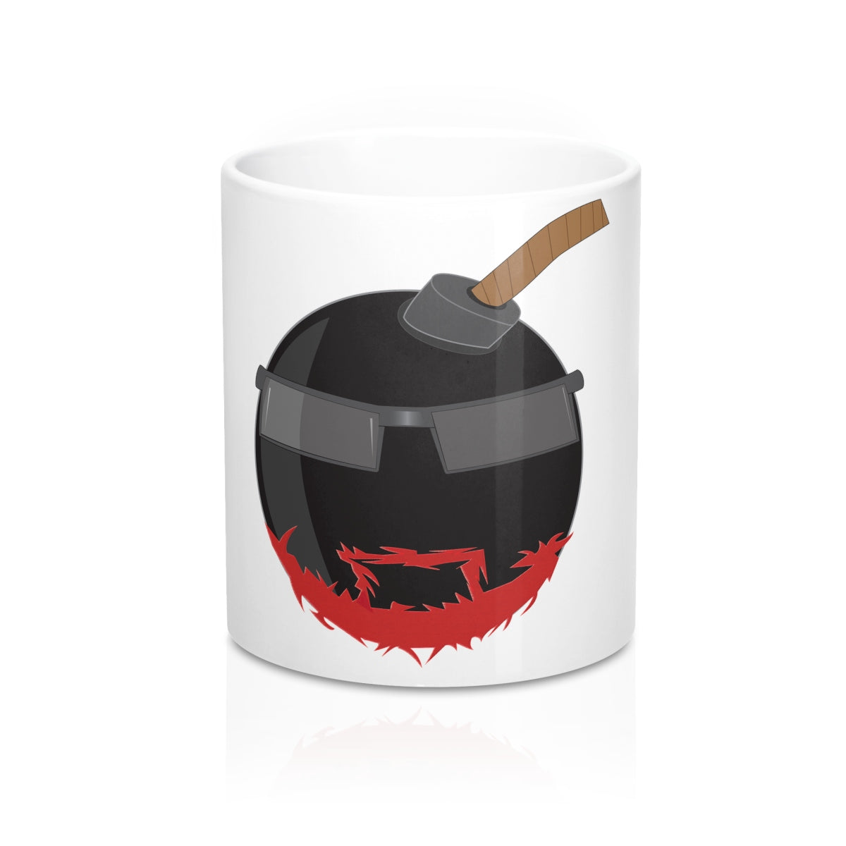 red bomb mug - Red Bomb Graphics - Custom Dirt Racing Shirts