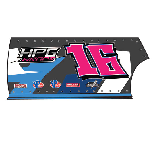 Heather Lowe door Key chain - Red Bomb Graphics - Custom Dirt Racing Shirts