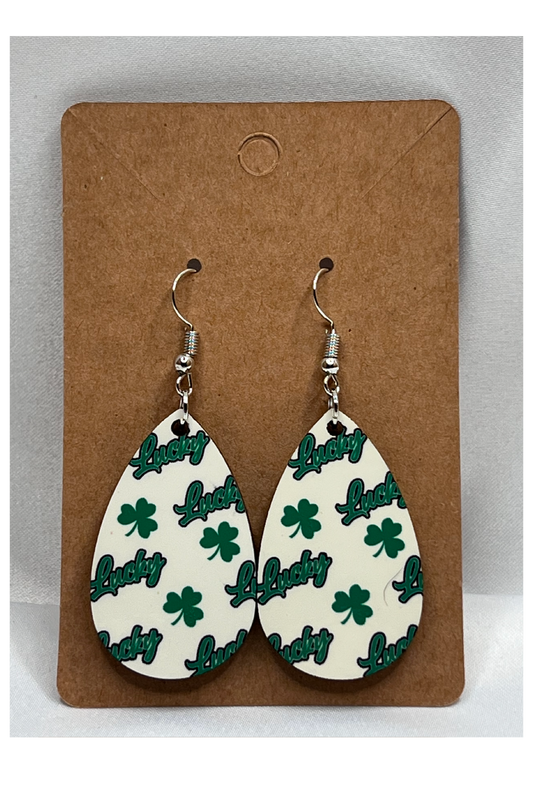 Lucky Shamrocks Earring