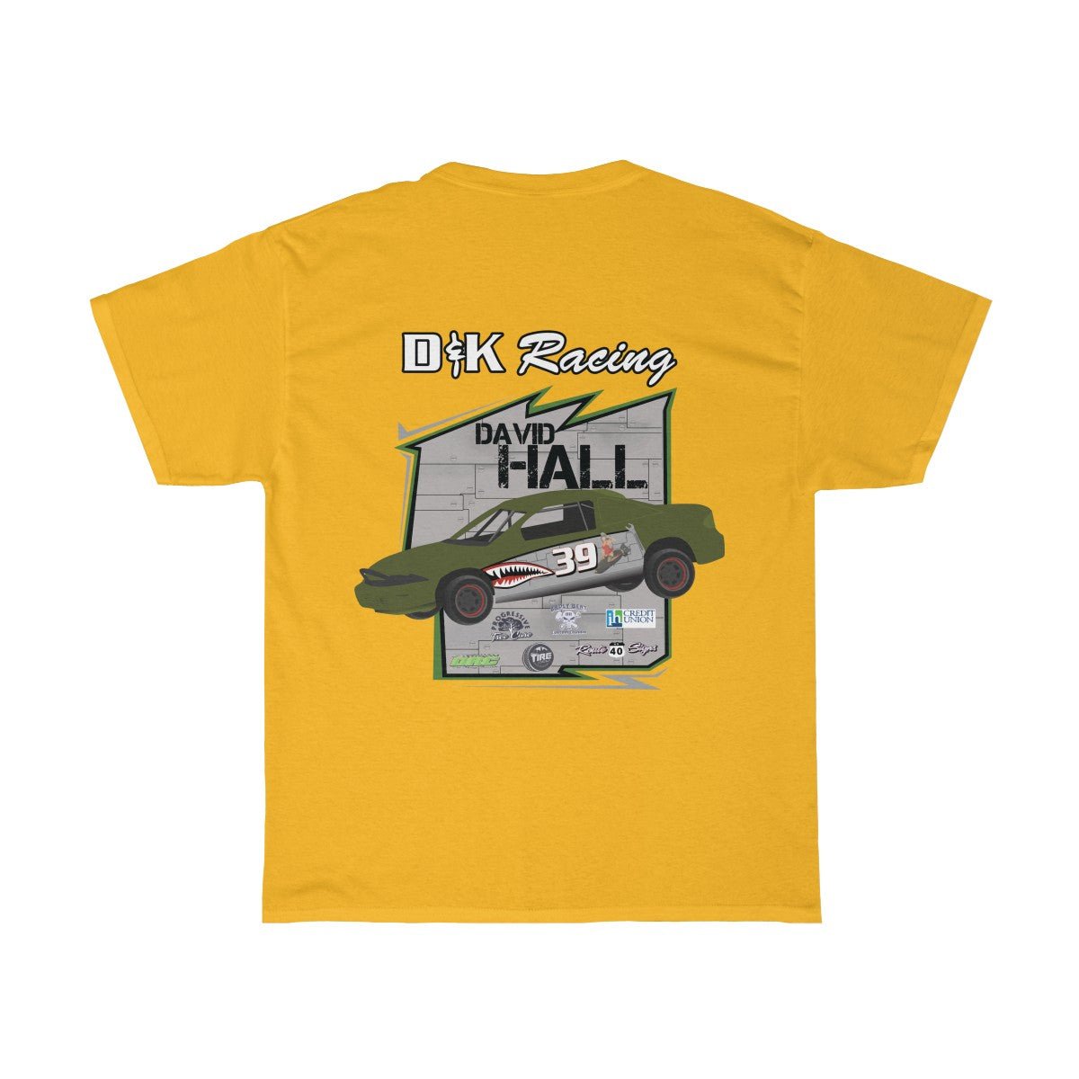 David Hall DK Racing - Red Bomb Graphics - Custom Dirt Racing Shirts