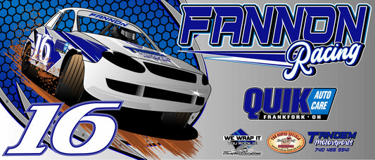 Clinton Fannon 7x3 Tail Banner