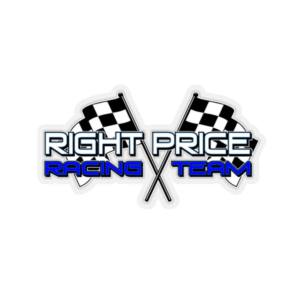 Right Price Racing Kiss-Cut Stickers - Red Bomb Graphics - Custom Dirt Racing Shirts