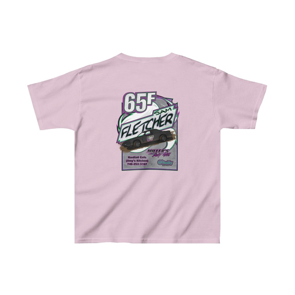 Sam Fletcher  Kids Heavy Cotton™ Tee - Red Bomb Graphics - Custom Dirt Racing Shirts