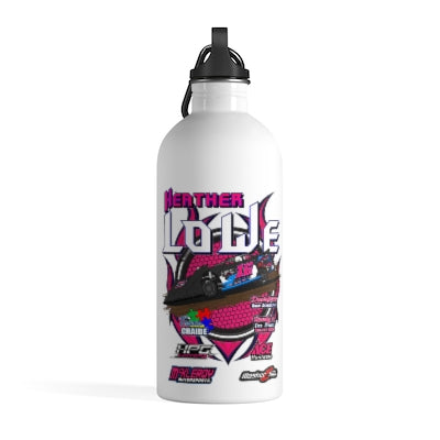 Heather Lowe Metal Water Bottle - Red Bomb Graphics - Custom Dirt Racing Shirts