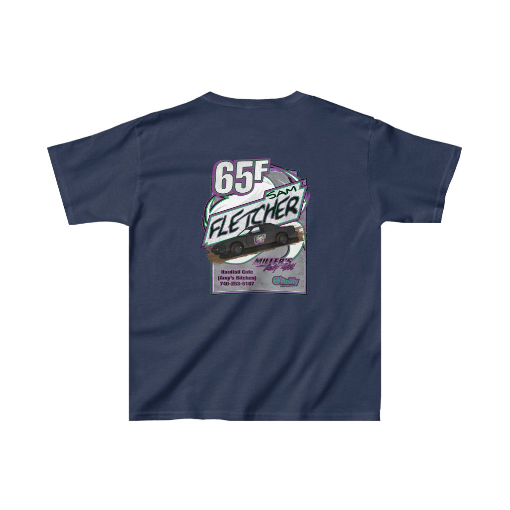 Sam Fletcher  Kids Heavy Cotton™ Tee - Red Bomb Graphics - Custom Dirt Racing Shirts