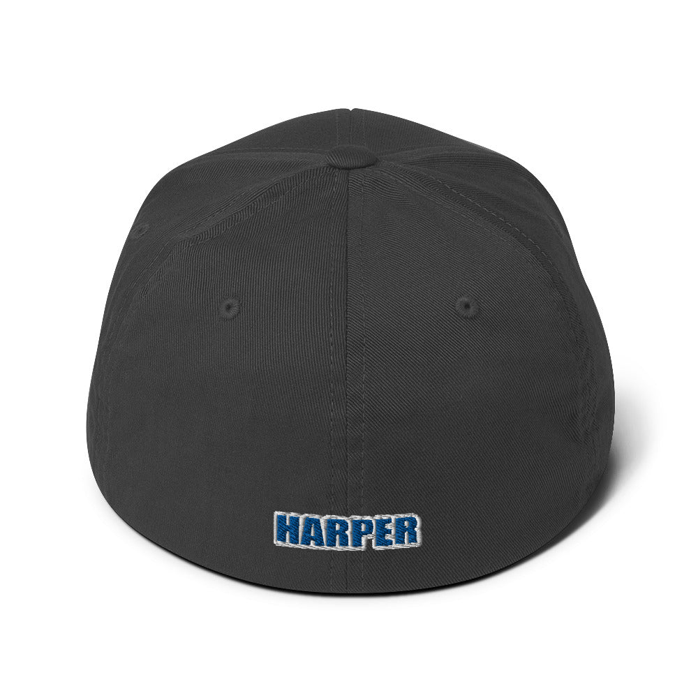 Jaime Harper 2021 Flex Fit hat -- Front/back