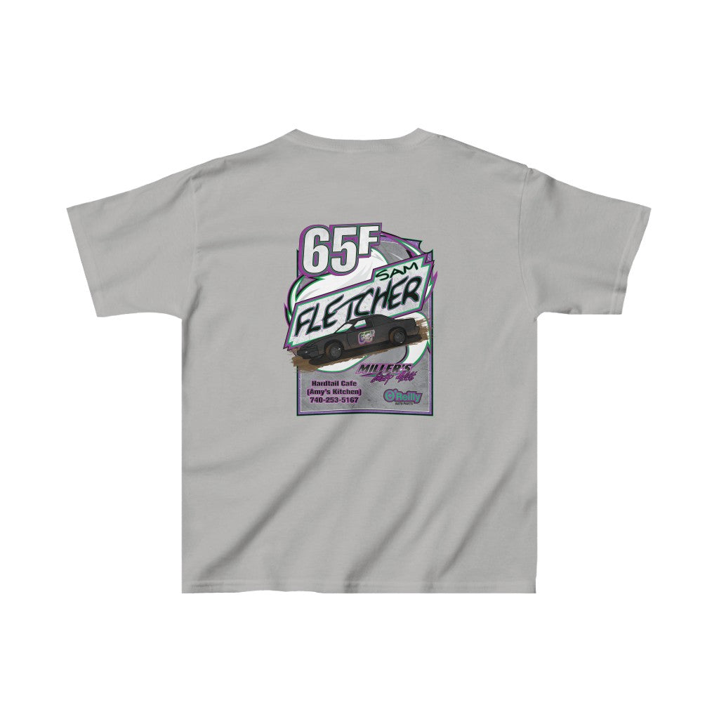 Sam Fletcher  Kids Heavy Cotton™ Tee - Red Bomb Graphics - Custom Dirt Racing Shirts