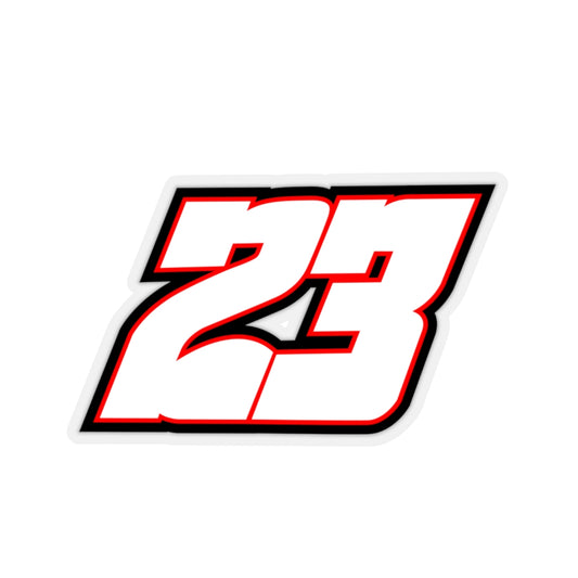 Derek Rogers Kiss-Cut Stickers - Red Bomb Graphics - Custom Dirt Racing Shirts