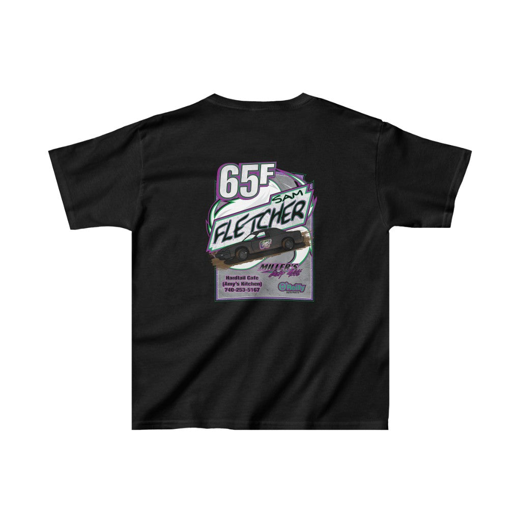 Sam Fletcher  Kids Heavy Cotton™ Tee - Red Bomb Graphics - Custom Dirt Racing Shirts