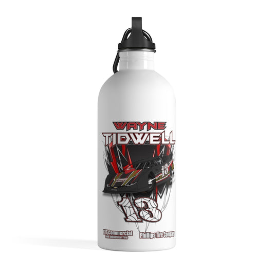 Wayne Tidwell 2020 Water Bottle - Red Bomb Graphics - Custom Dirt Racing Shirts