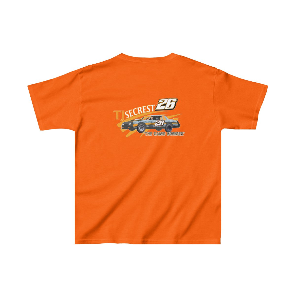 TJ Secrest Kids Heavy Cotton™ Tee - Red Bomb Graphics - Custom Dirt Racing Shirts