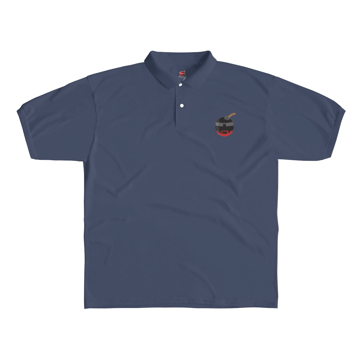 Red Bomb Graphics Men's Polo Shirt - Red Bomb Graphics - Custom Dirt Racing Shirts