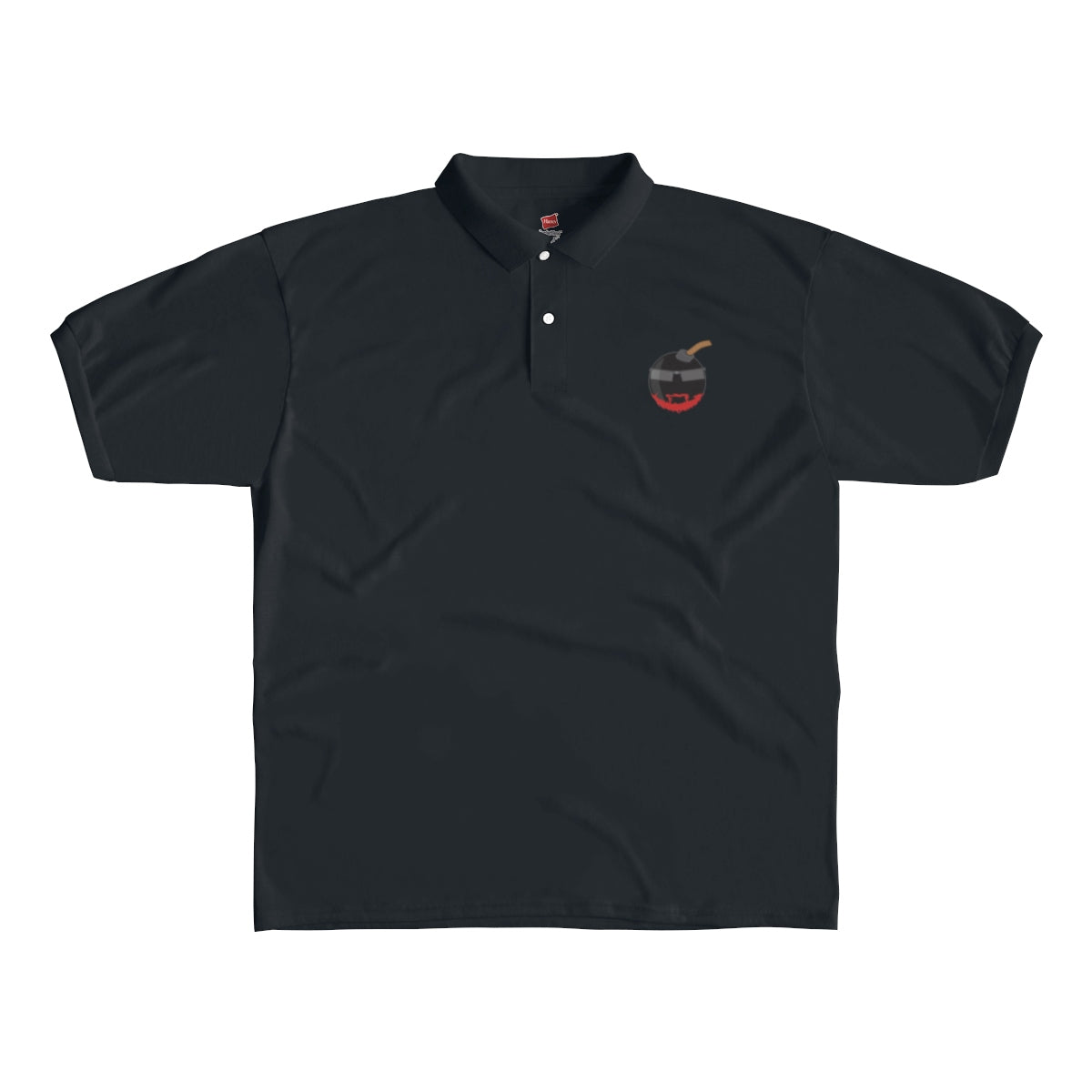 Red Bomb Graphics Men's Polo Shirt - Red Bomb Graphics - Custom Dirt Racing Shirts