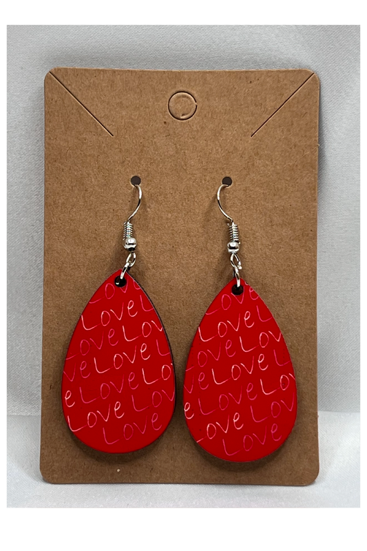 Love (Red) Earring