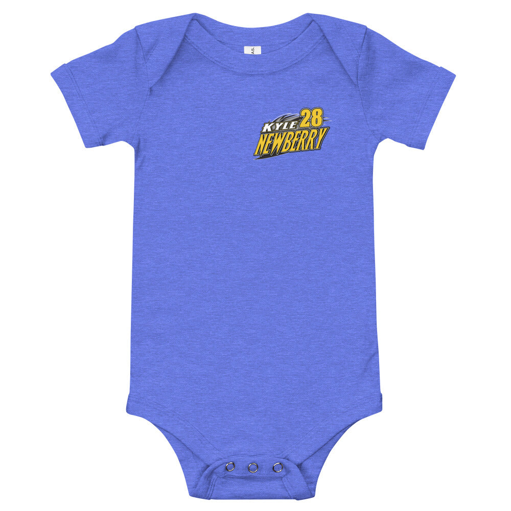 Kyle Newberry baby bodysuit - Red Bomb Graphics - Custom Dirt Racing Shirts