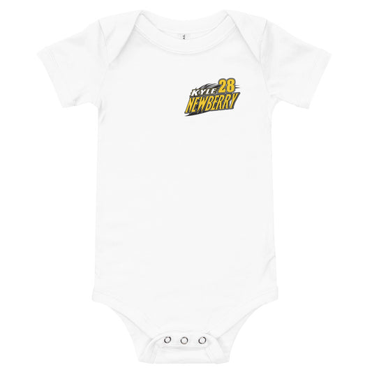 Kyle Newberry baby bodysuit - Red Bomb Graphics - Custom Dirt Racing Shirts