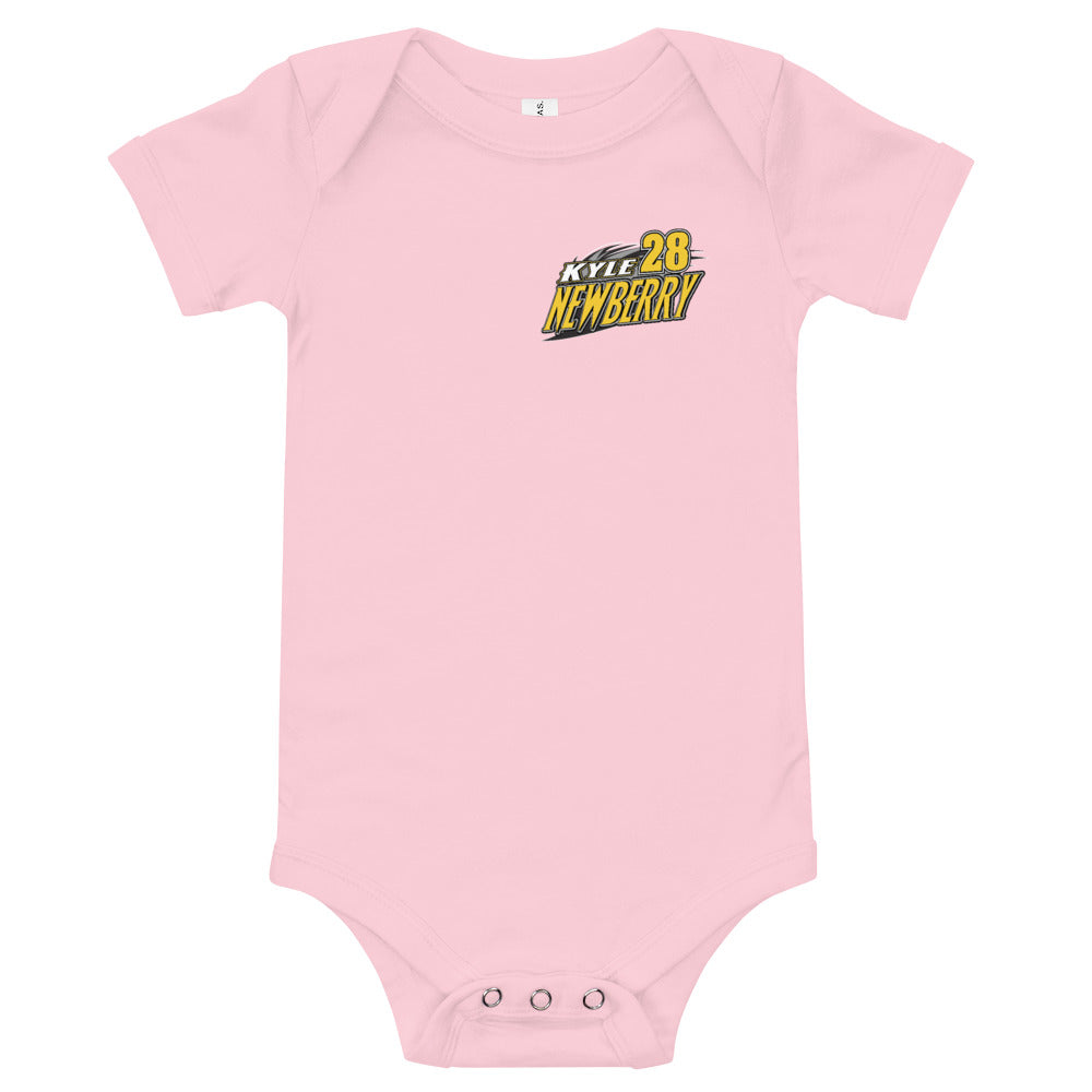 Kyle Newberry baby bodysuit - Red Bomb Graphics - Custom Dirt Racing Shirts