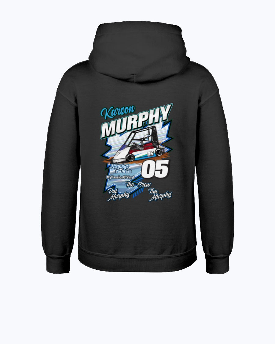 Karson Murphy 2020 Youth Hoodie - Red Bomb Graphics - Custom Dirt Racing Shirts