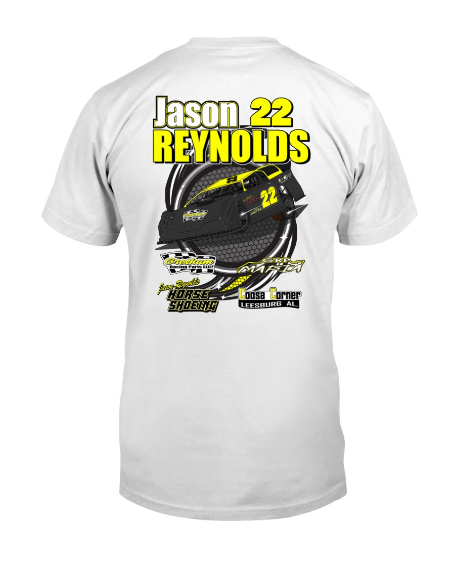 Jason Reynolds 2020 - Red Bomb Graphics - Custom Dirt Racing Shirts