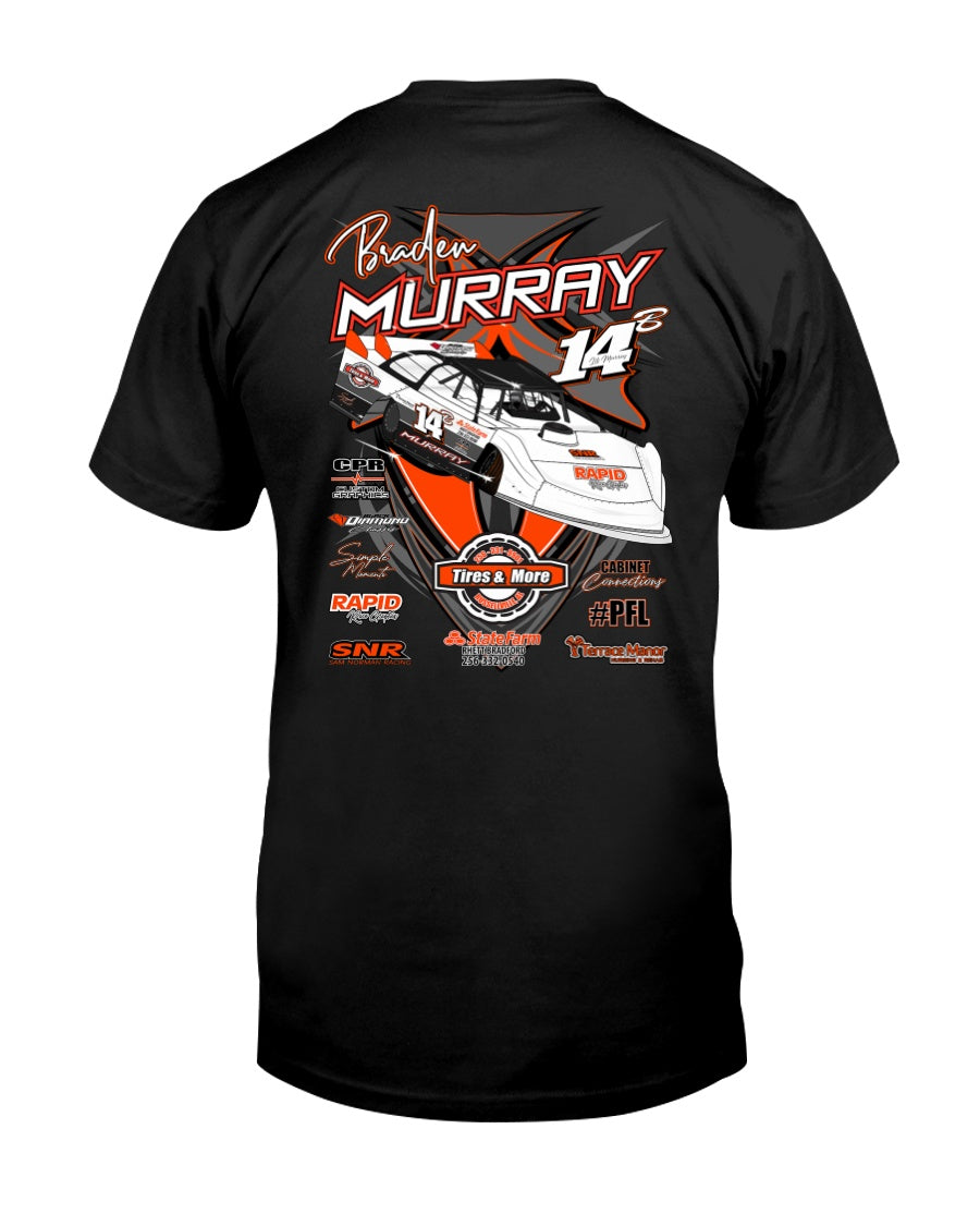 Braden Murray 2020 - Red Bomb Graphics - Custom Dirt Racing Shirts