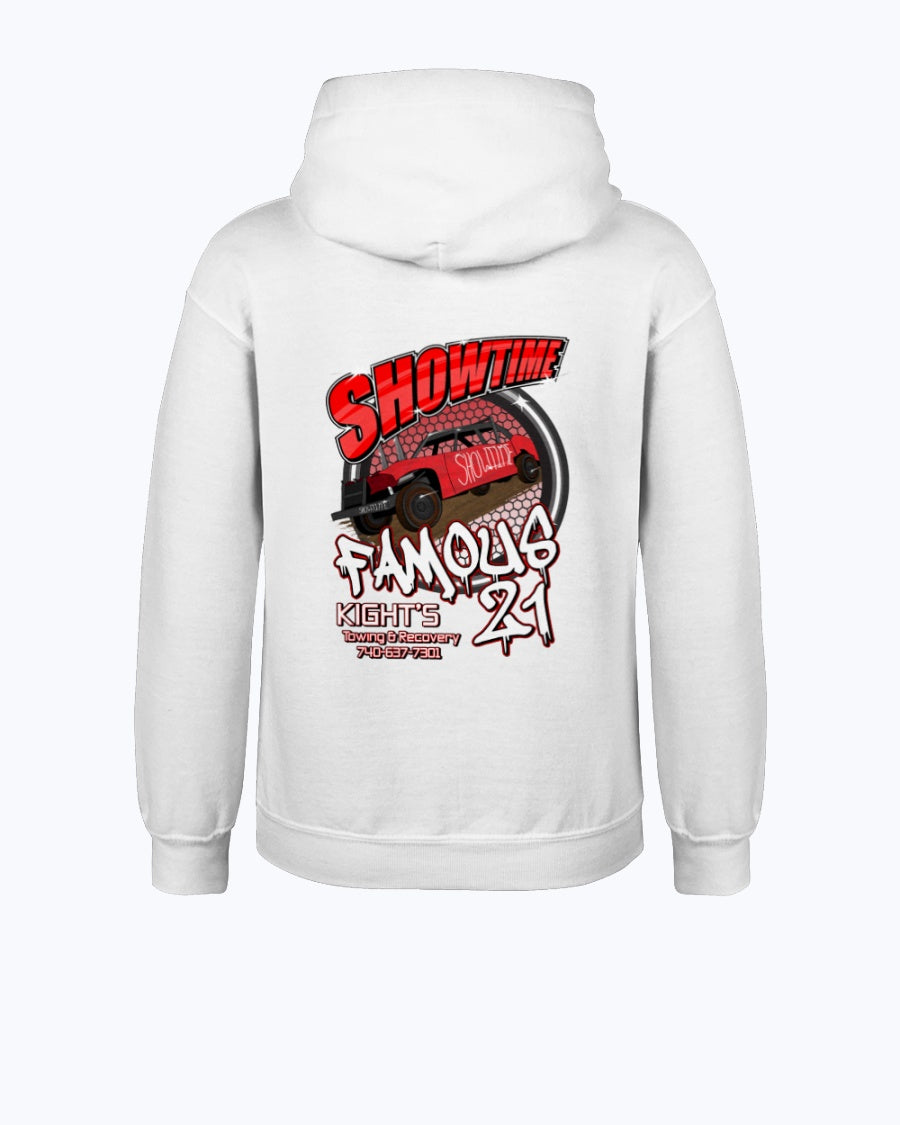 Showtime 2020 Youth Hoodie - Red Bomb Graphics - Custom Dirt Racing Shirts