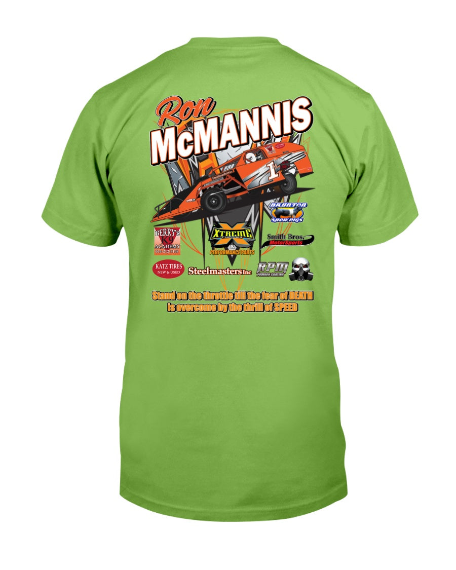 Ron McMannis 2020 - Red Bomb Graphics - Custom Dirt Racing Shirts