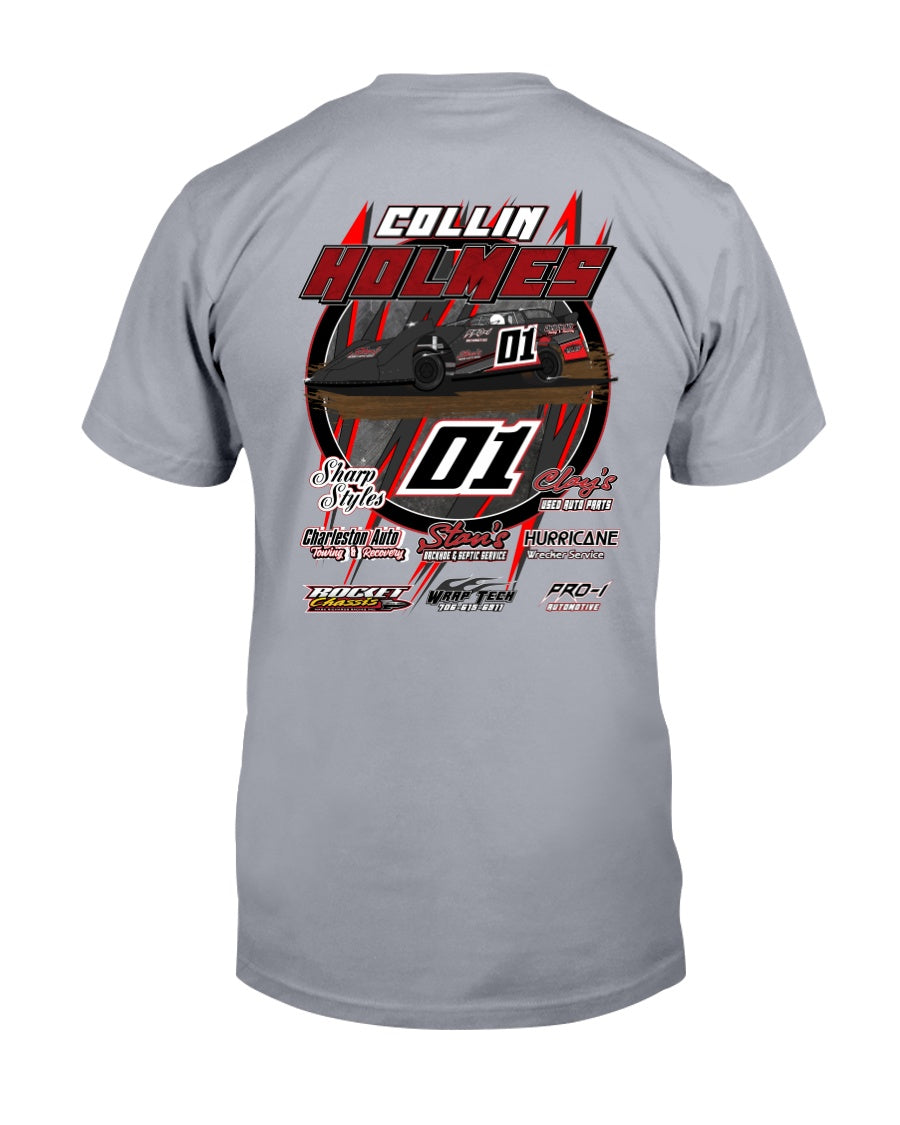 Collin Holmes 2020 - Red Bomb Graphics - Custom Dirt Racing Shirts