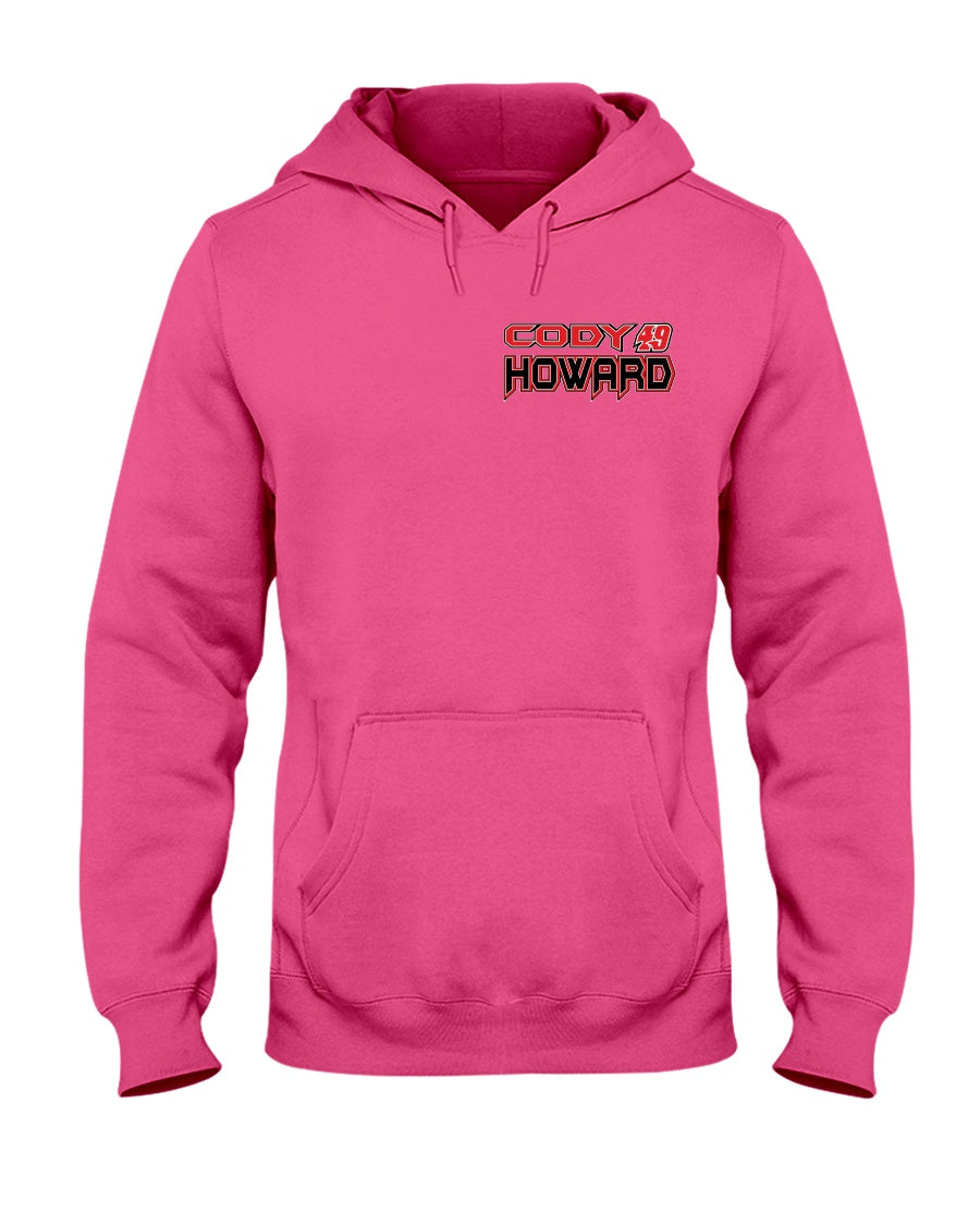 Cody Howard 2020 Hoodie - Red Bomb Graphics - Custom Dirt Racing Shirts