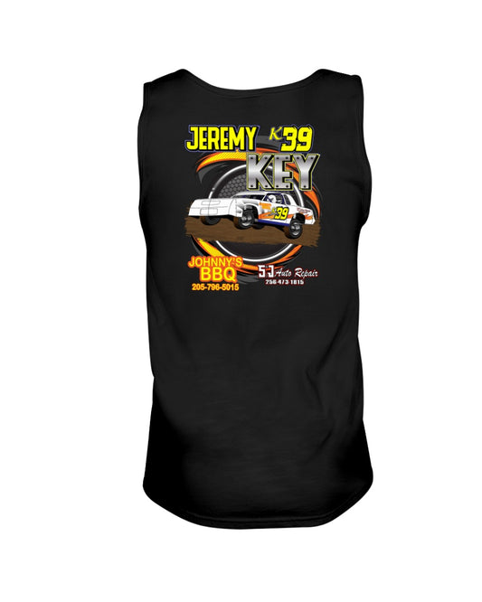 Jeremy Key 2020 Tank - Red Bomb Graphics - Custom Dirt Racing Shirts