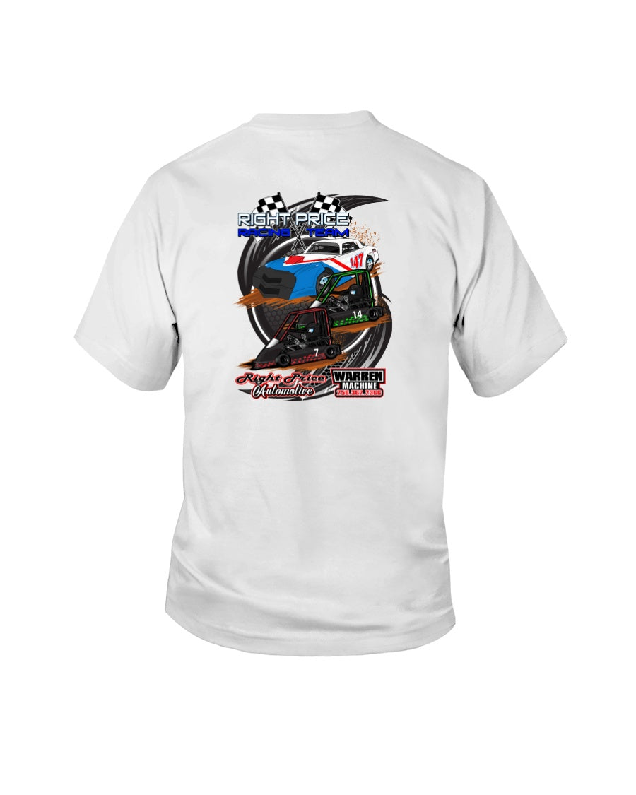 Right Price Racing Team 2020 Youth - Red Bomb Graphics - Custom Dirt Racing Shirts