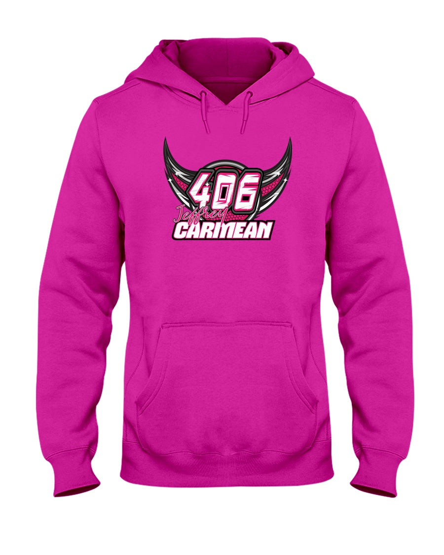 Jeffrey Carmean 2020 #2 Hoodie - Red Bomb Graphics - Custom Dirt Racing Shirts