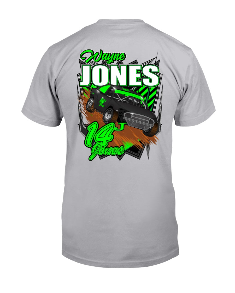 Wayne Jones 2020 - Red Bomb Graphics - Custom Dirt Racing Shirts