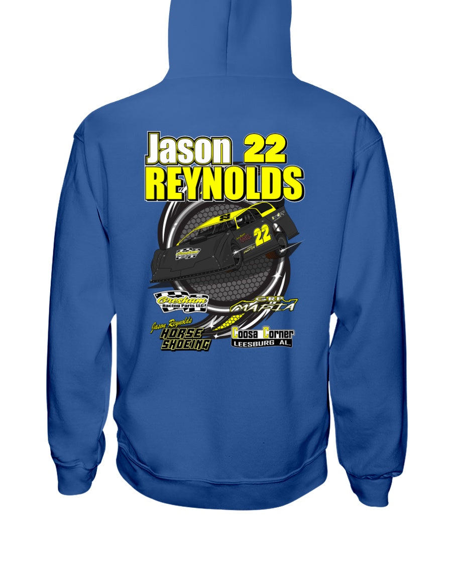 Jason Reynolds 2020 Hoodie - Red Bomb Graphics - Custom Dirt Racing Shirts