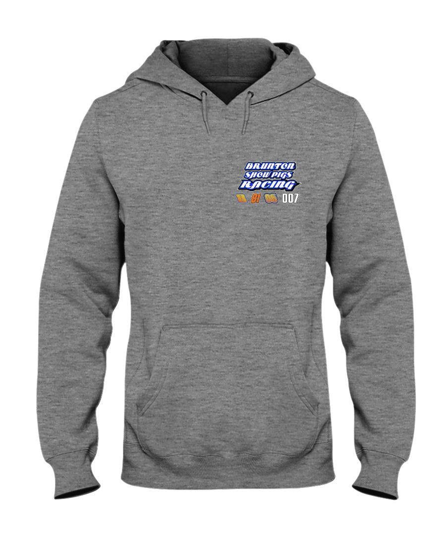 Brunton Show Pig Racing 2020 Hoodie - Red Bomb Graphics - Custom Dirt Racing Shirts