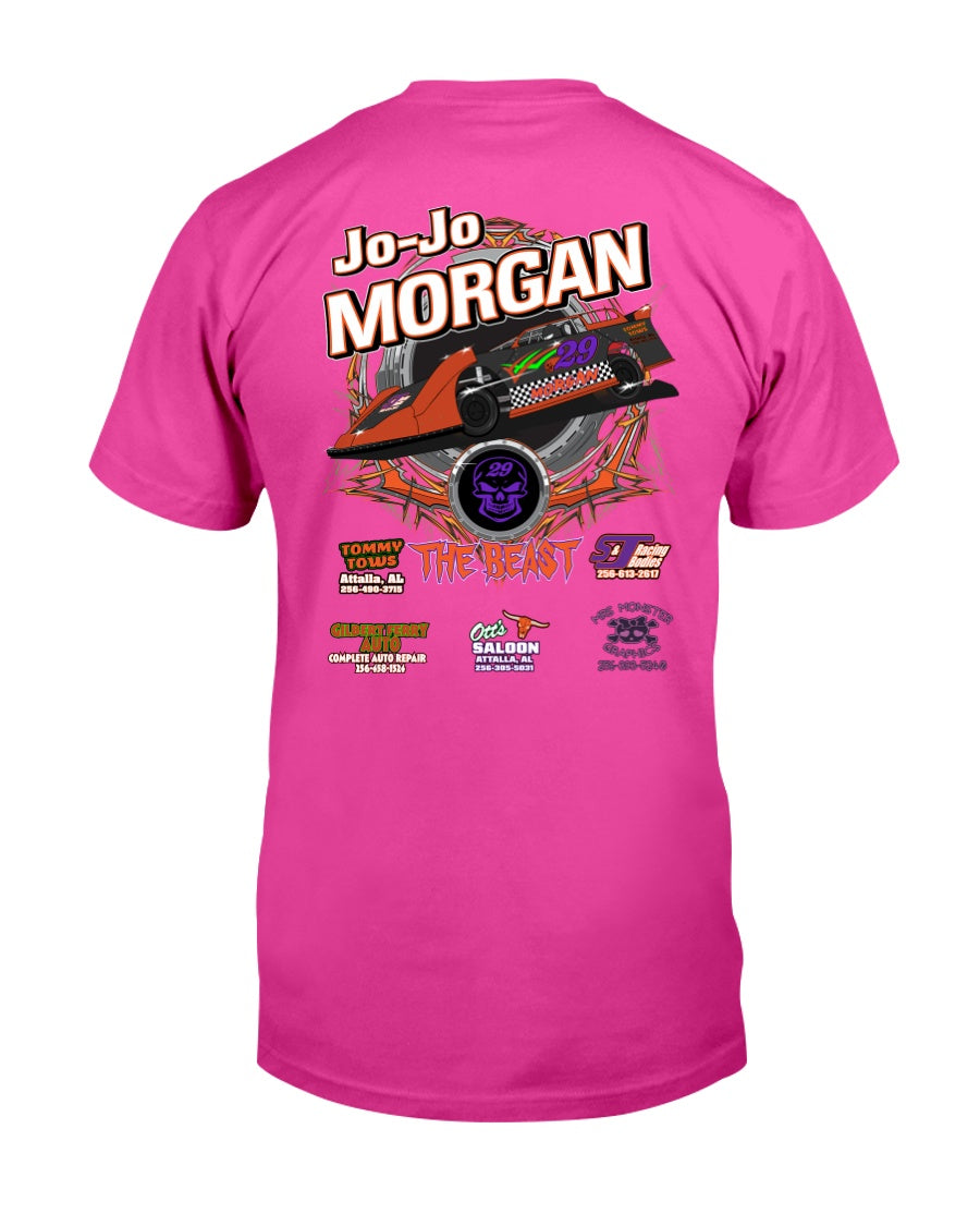 Jo-Jo Morgan 2020 - Red Bomb Graphics - Custom Dirt Racing Shirts