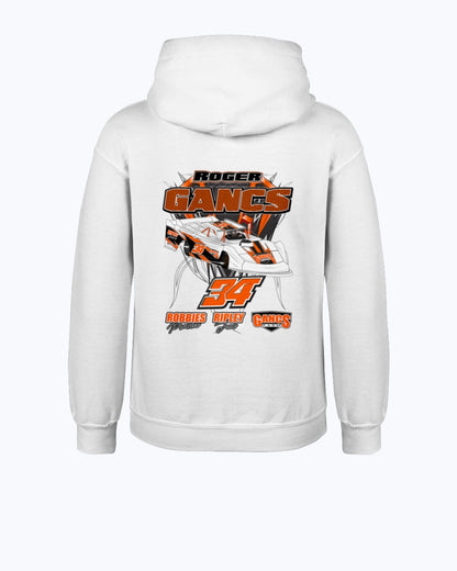 Roger Gancs 2020 Youth Hoodie - Red Bomb Graphics - Custom Dirt Racing Shirts