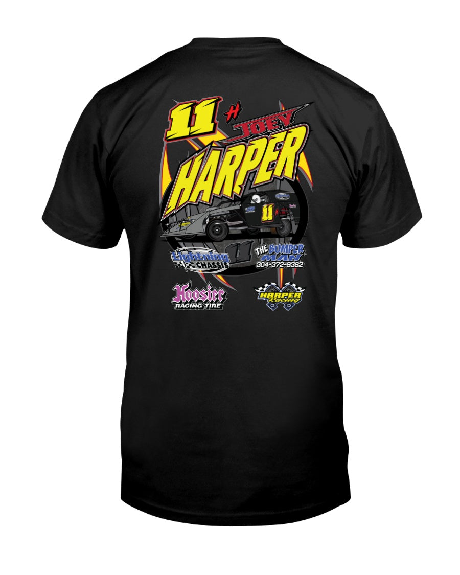 Joey Harper 2020 - Red Bomb Graphics - Custom Dirt Racing Shirts